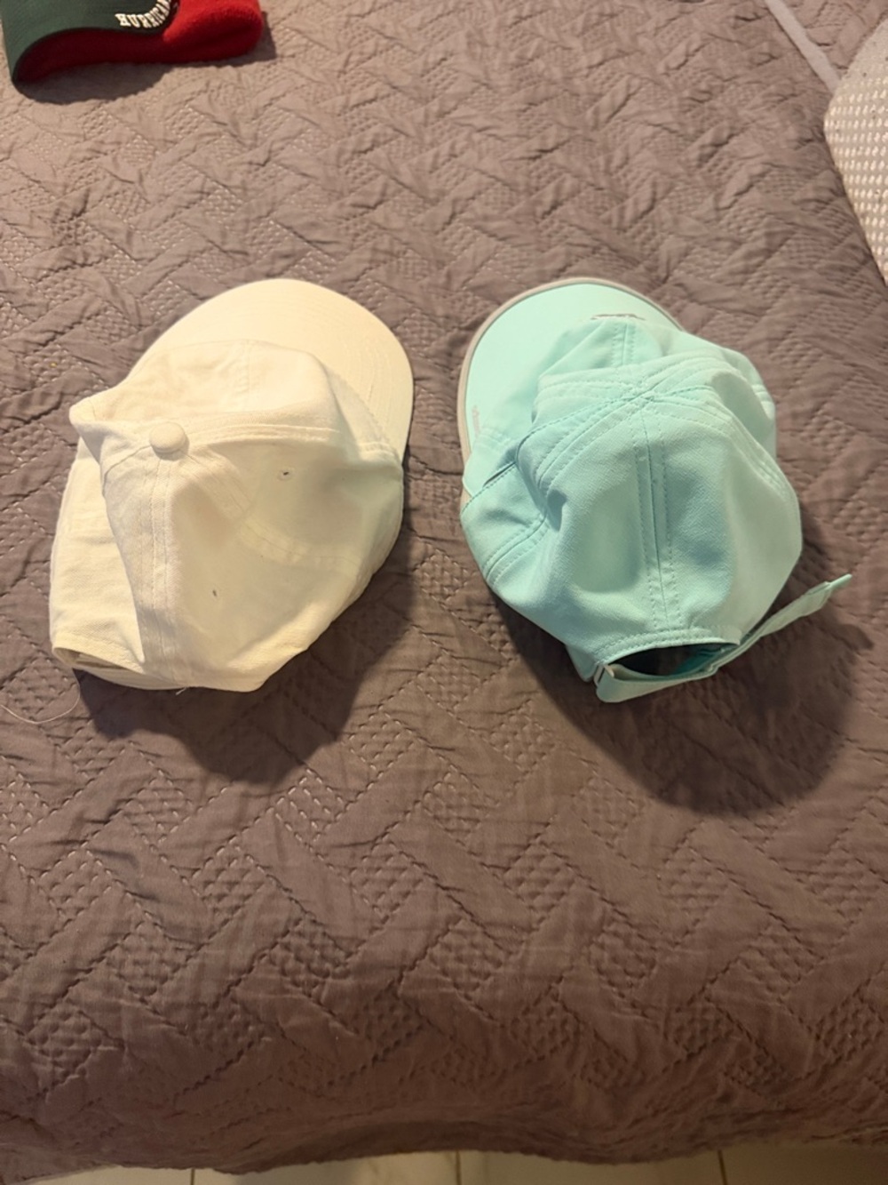 adidas Mint Green and White Twin Baseball Caps - Picture 2 of 4